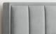 image 4 of 4ft6 Double Ottoman, Grey Velvet Fabric Upholstered,Lift Up,Storage, Pleated Bed Frame