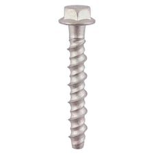 Timco - Multi-Fix Masonry Bolts - Hex Flange - Exterior - Silver (Size 6.0 x 50 - 100 Pieces)