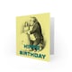 image 2 of Hippo and Woman Couple Humour Fun Weird Vintage Birthday Card
