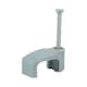 image 1 of Timco - Flat Twin & Earth Cable Clips - Grey (Size To fit 4.0mm - 100 Pieces)