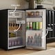 image 3 of HOMCOM 85L Freestanding Under Counter Fridge with Chiller Box, Black | Black