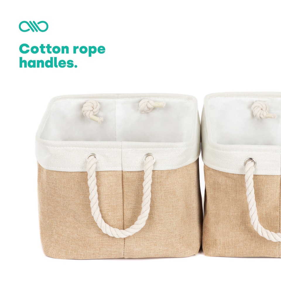 image 1 of Mara Basket Set Large Beige
