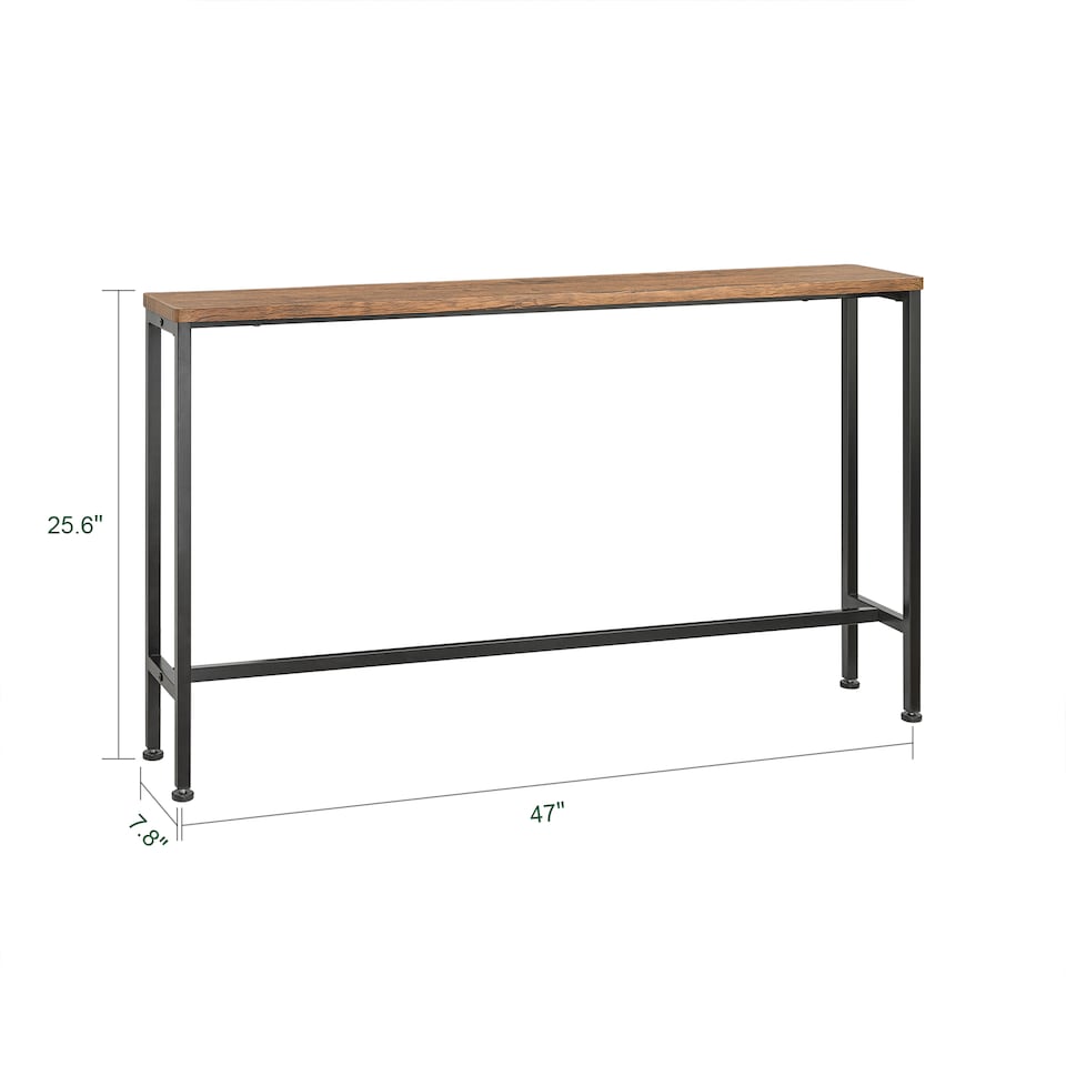image 1 of SoBuy FSB19-N,Industrial Slim Console Table | Brown | Natural | 1