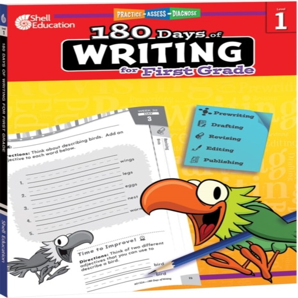 180 Days: Writing For First Grade