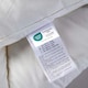 image 3 of Homescapes Premium Wool Mattress Topper - Deep Fitting Comfort | White