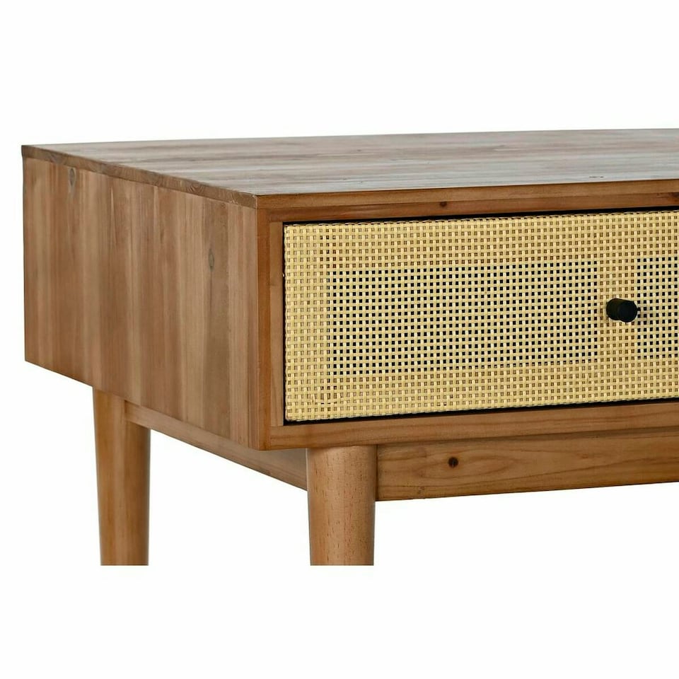 image 1 of Centre Table DKD Home Decor Fir Rattan (106 x 55 x 46 cm) N/A