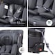 image 5 of Cozy N Safe Galaxy i-Size 360 Rotating Car Seat 40-150cm, ISOFix & Top Tether, Extended Rear & Forward Facing, 5 Recline Positions, Side Impact Protection, Birth to 12 Years (Slate)