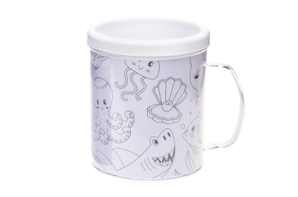 image 1 of Sea Animals Theme Color Your Own Mug