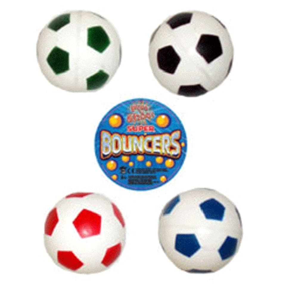 Assorted Super Bouncer Football - 35mm - Pack of 100