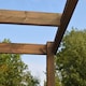 image 5 of Wall Mounted Box Pergola - L480 x W480 x H270 cm - Rustic Brown