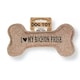 image 1 of History & Heraldry Pre-Personalised Squeaky Bone Dog Toy -  Bichon Frise