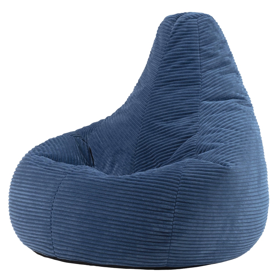 image 1 of icon Dalton Corduroy Recliner Bean Bag, Denim Blue