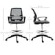 image 3 of Vinsetto Draughtsman Chair Tall Office Chair with Adjustable Height