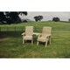 image 4 of Ergonomic Companion Set, Wooden Love Seat - Angled - L100 x W170 x H105 cm - Fully Assembled - Set of Waterproof Cushions Included