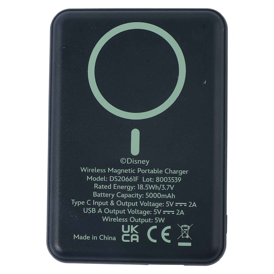 image 1 of Nightmare Before Christmas 5000Mah Magnetic Power Bank Jack & Sally Forever