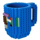 image 1 of Building Bricks DIY Puzzle Mug 400ml with Assorted Blocks Construction Brick Compatible Novelty Coffee Cup Gift Boxed Creative Design