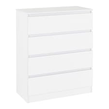 Malvern 4 Drawer Chest White