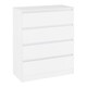 image 1 of Malvern 4 Drawer Chest White