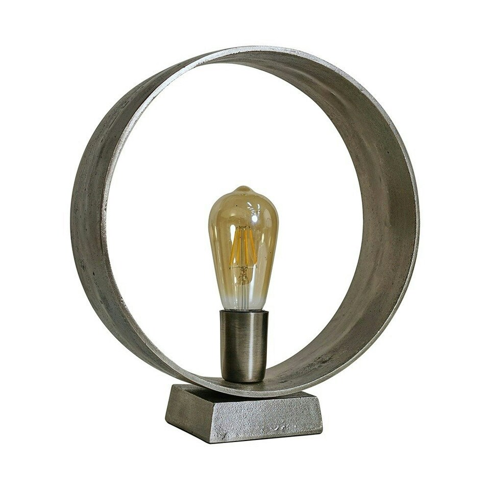 image 1 of ValueLights Grey Table Lamp