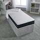 image 2 of Mars Black Border Hybrid Mattress - 17cm Deep, Medium-Soft Feel Black | Small Single