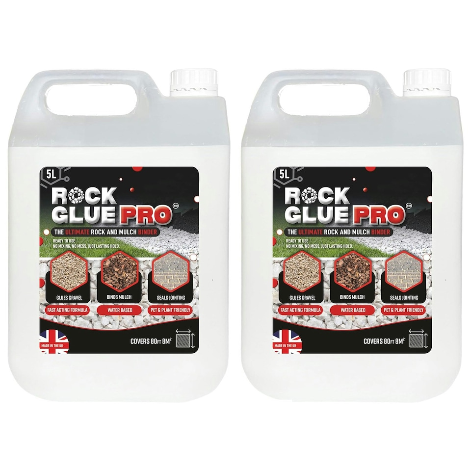image 1 of 5 Litre XL Gravel Binder Water Based For Bonding Stones, Bark & Gravel