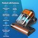 image 4 of VonHaus UV Mattress Vacuum Cleaner 4 in 1 | Grey | Grey & Orange | 1