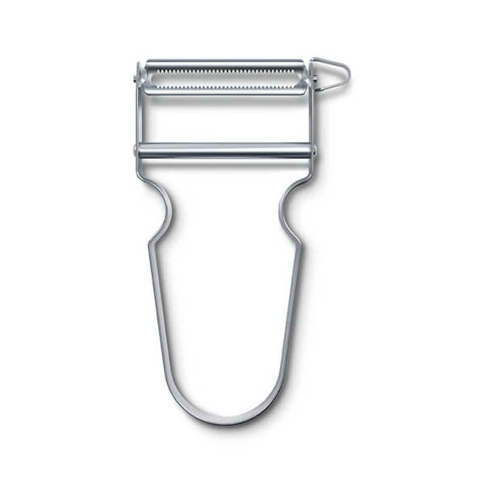 image 1 of Victorinox Stainless Steel STAR Peeler Serrated Edge