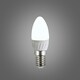 image 3 of ValueLights 10 Pack E14 White Plastic Candle LED 4W Cool White 6500K 400lm Light Bulb