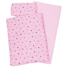 Goki 3 Piece Hearts and Crowns Bedding Set For Dolls House