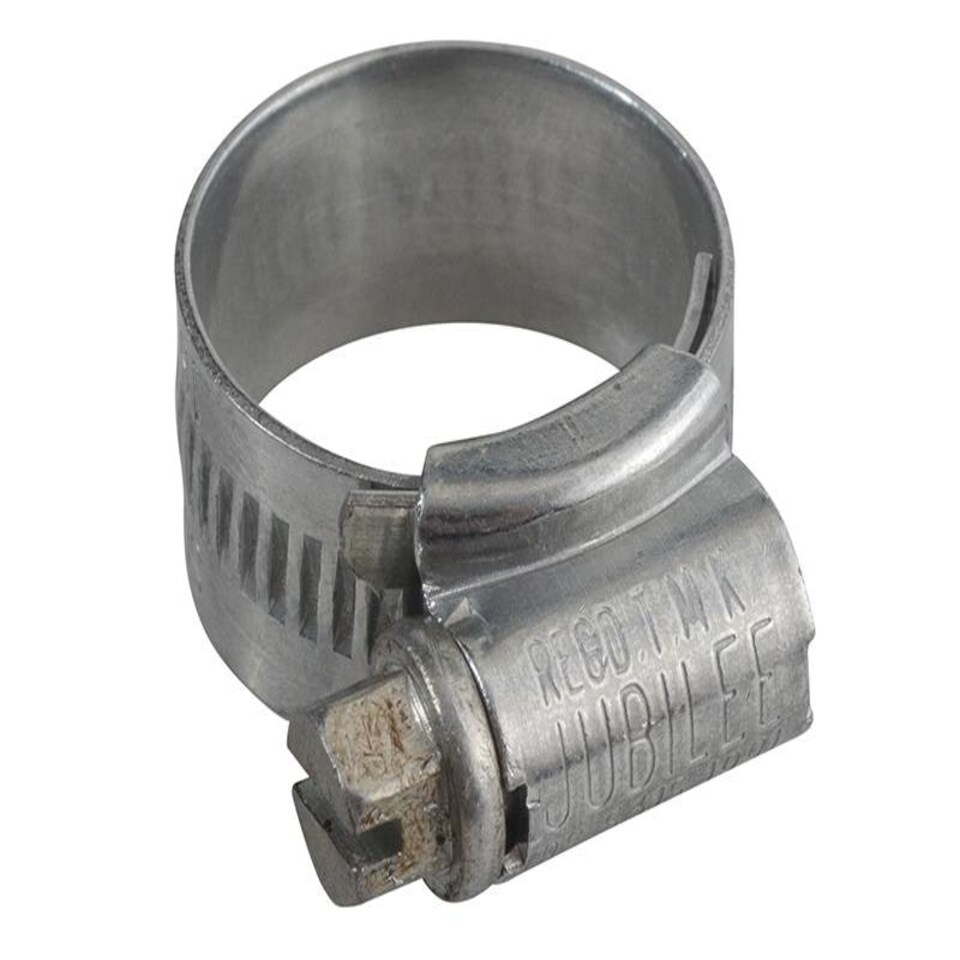 Jubilee (Size 0) Zinc Protected Hose Clip 16 - 22Mm (5/8 - 7/8In)