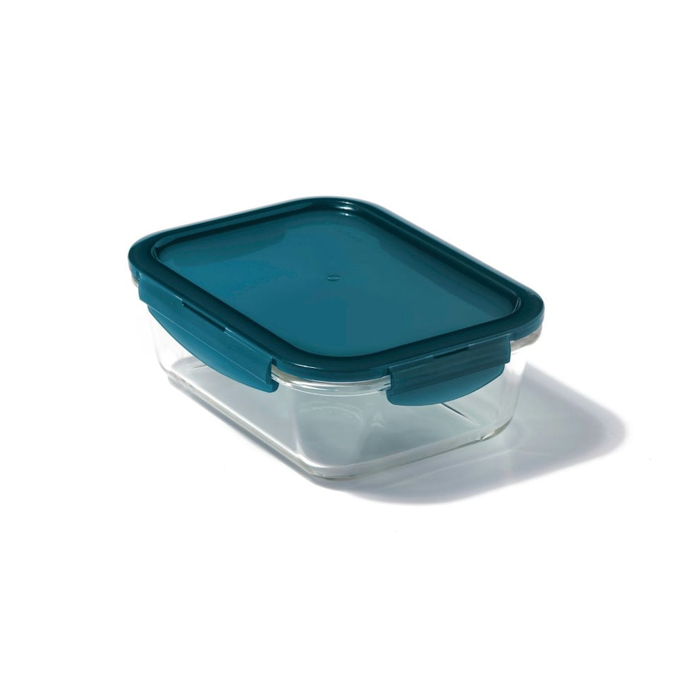 image 1 of LocknLock Eco Glass Food Container with Loose Lid Rectangular Storage Box - 1 L