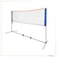 image 4 of Oypla Large 5m Adjustable Foldable Badminton Tennis Volleyball Net