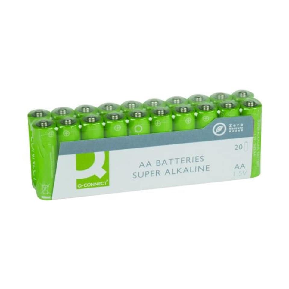 Q-Connect AA Battery (Pack of 20)