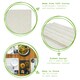 image 2 of Nicola Spring Cotton Fabric Placemats - Natural - Pack of 6 Clear