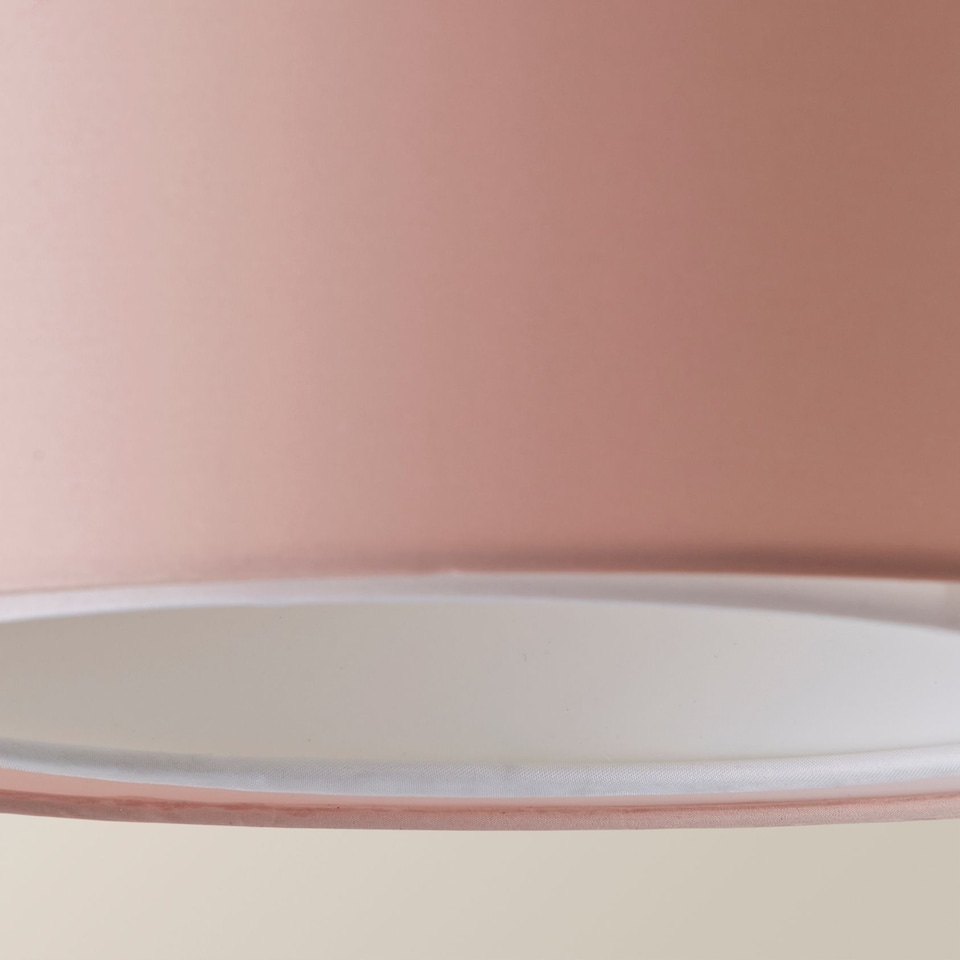 image 1 of ValueLights Sophia Small Blush 2 Tier Ceiling Light Shade & Bulb | Pink