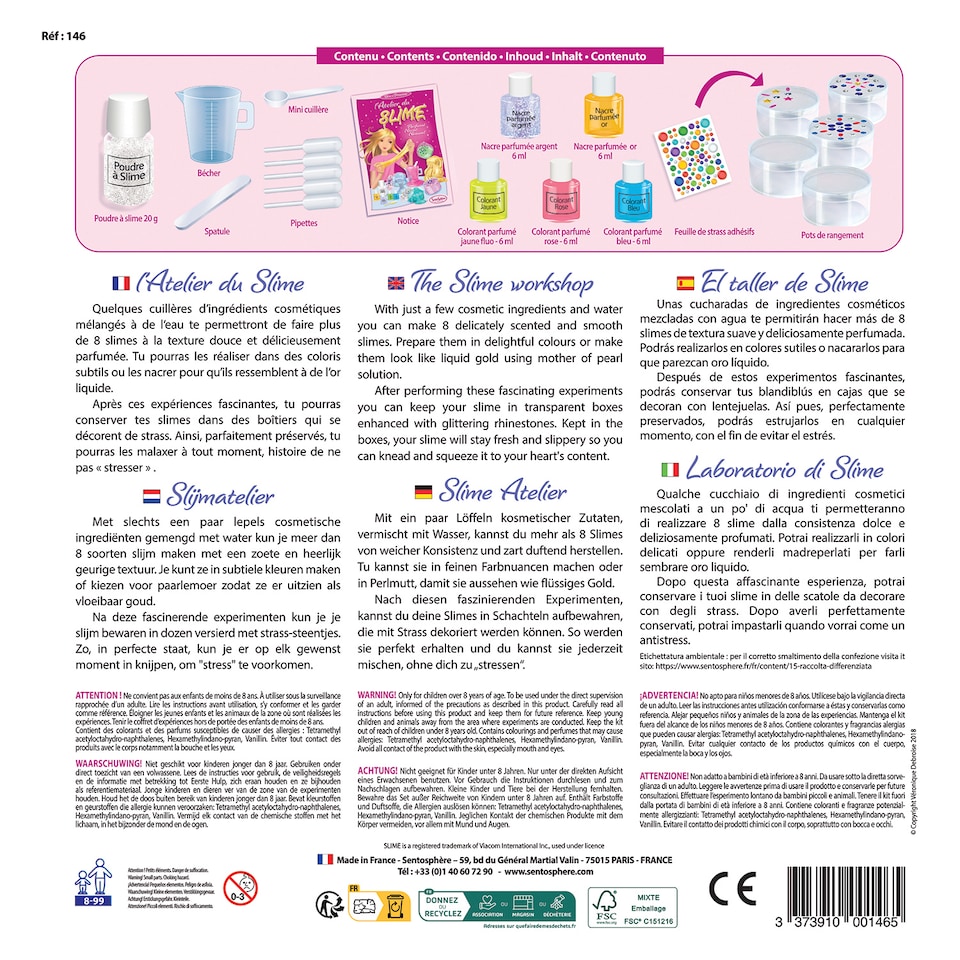 image 1 of Sentosphere Workshop of Slime - Make Your Own Slime Kit