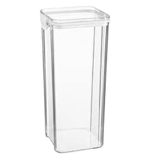 Argon Tableware Food Storage Container - 1.8 Litre - White - Resuable Container Meal Prep Container Tub Tupperware Airtight Lid