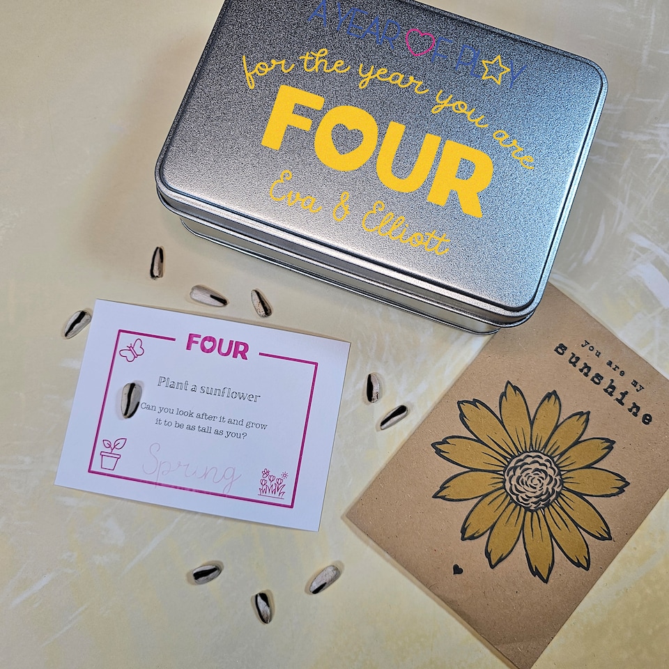 image 1 of A Year of Play for a 4th birthday gift | Blue