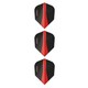 image 3 of Harrows Twin Pack Dart Flights - Red - One Size