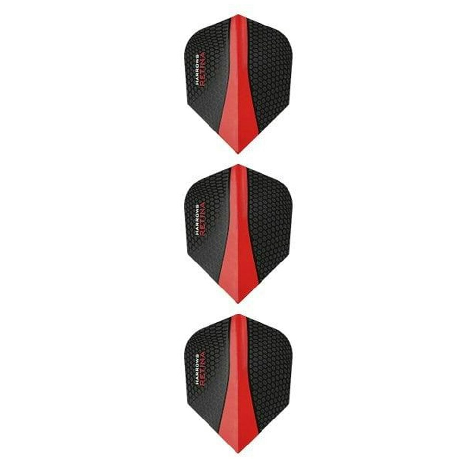 image 1 of Harrows Twin Pack Dart Flights - Red - One Size