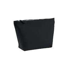 Westford Mill Canvas Toiletry Bag - Black - 13.5cm x 12cm x 6cm