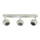 image 1 of CGC NIEVE Matt White Triple Three Head GU10 Ceiling Surface Spot Light Round Head White