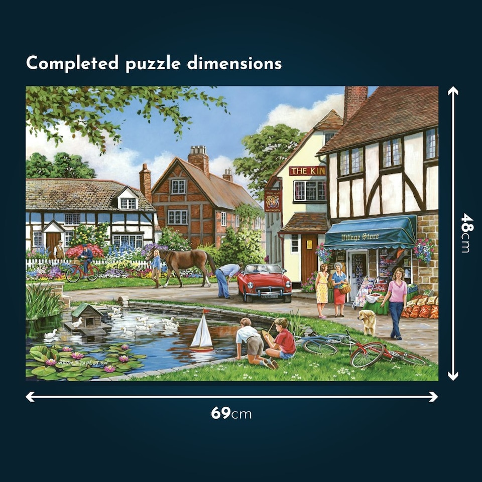 image 1 of The House of Puzzles, Are You In My Garden - 1000 Piece Jigsaw Puzzle