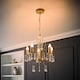 image 3 of ValueLights Lille White Ceiling Light Chandelier | White