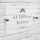 image 1 of Personalised Decorative Swirl Acrylic House Sign