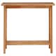 image 1 of Interiors by Premier Contemporary Rectangular Console Table, Natural Wood Console Table, Modern Wood Hallway Console Table Cream