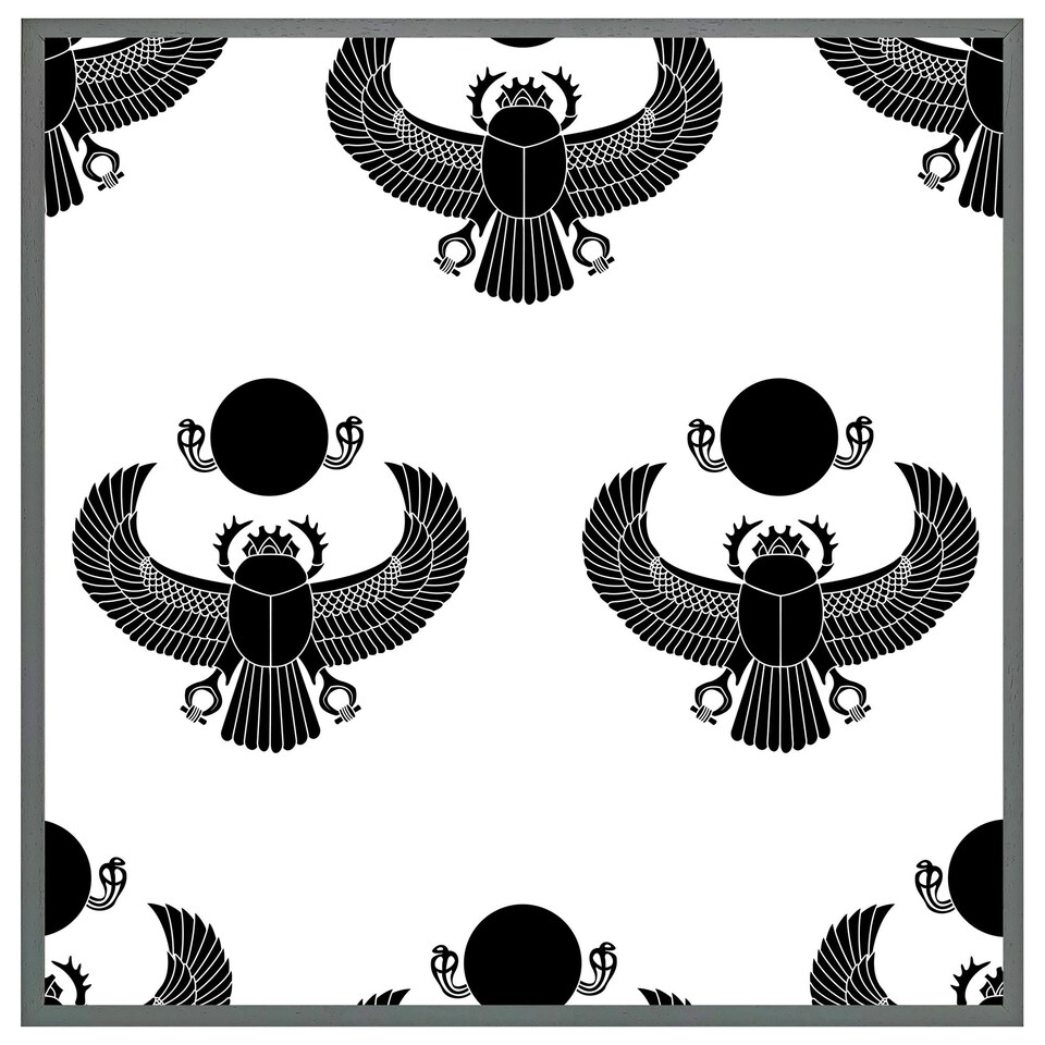 image 1 of Scarab silhouette (Picture Frame) Black | S