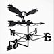 image 1 of Mini Owl & Mouse Weathervane - Steel - L38 x W38 x H48 cm - Black