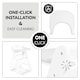 image 3 of Hauck Alpha Click Tray - White