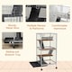 image 5 of PawHut Rolling Small Animal Cage for Chinchillas Ferrets Kittens W/ Ramp Grey